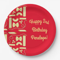 Noodles Pasta Kid 1st Birthday Party Italian Paper Plates