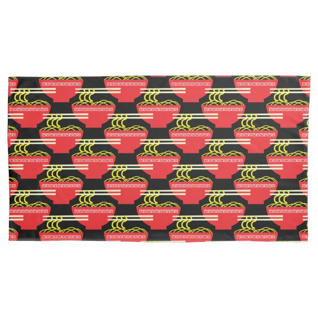 Noodles Pillow Case (Front-Left)