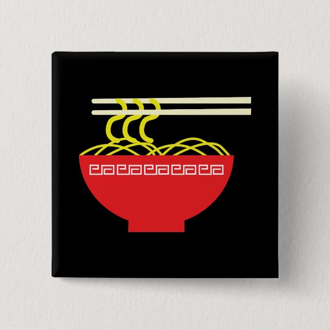 Noodles Pinback Button (Front)
