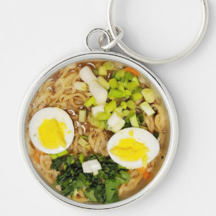 Noodles, Ramen Funny Soup Photo  Keychain