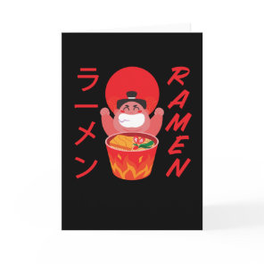 Noodles Sumo Wrestler Anime Manga Fun Japan Otaku Card