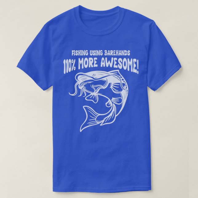 Noodling catfish T-Shirt (Design Front)