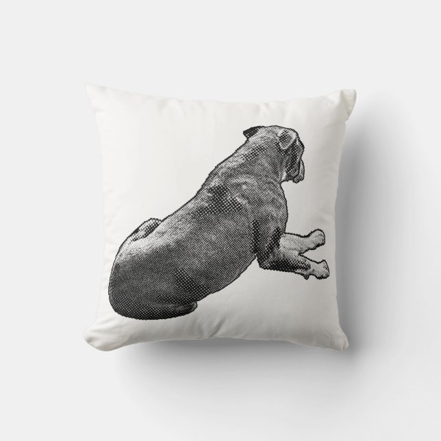 Nook Dreams, Turned Back Throw Pillow (Front)