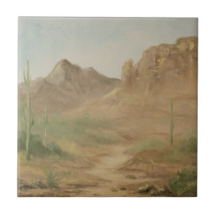 Noon Desert Landscape Tile