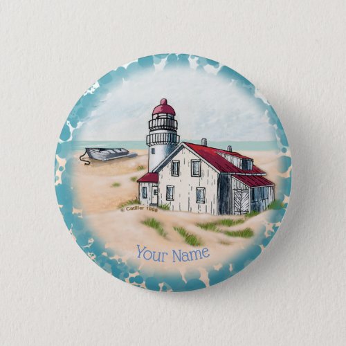 Noon Lighthouse custom name pin