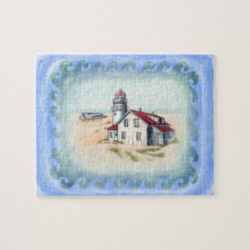 Noon Lighthouse Jigsaw Puzzle