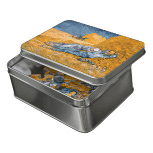 Noon, rest from work by Vincent Van Gogh Jigsaw Puzzle