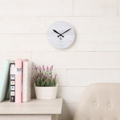 Noon Surfer Vibes 2 surf wall art  Round Clock