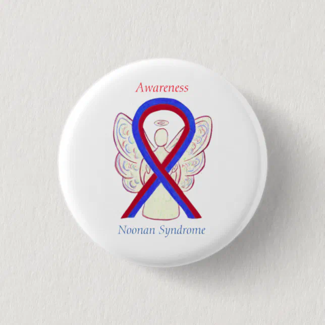 Noonan Syndrome Awareness Ribbon Angel Pins | Zazzle