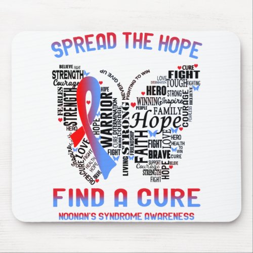 Noonans Syndrome Awareness Month Ribbon Gifts Mouse Pad