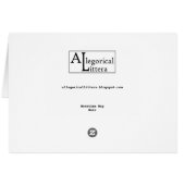 Noontime Nap / Noir, card (Back Horizontal)