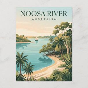 Noosa River Australia Postcard