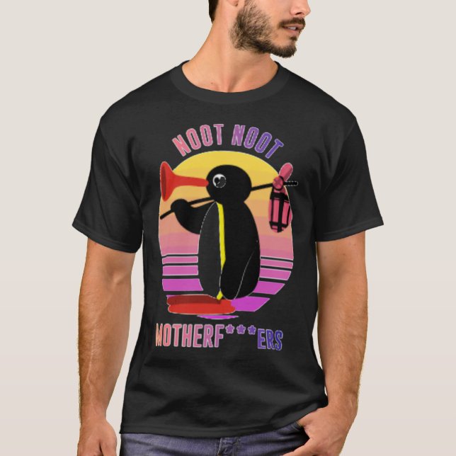 Noot Noot Pingu Shirt Noot Meme Gift, Pingu Noot N (Front)