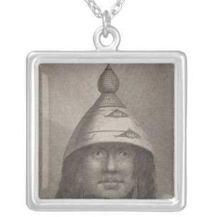 Nootka Woman, British Columbia Silver Plated Necklace