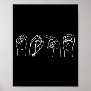 Nope ASL Pro Deaf Awareness Sign Language Interpre