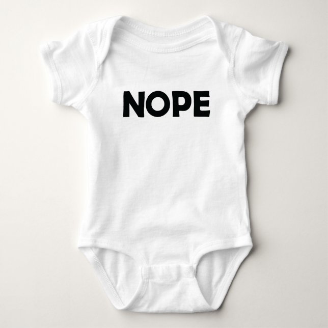 NOPE BABY BODYSUIT (Front)