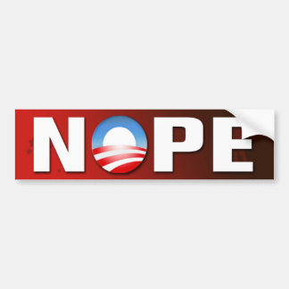 NOPE Bumper Sticker