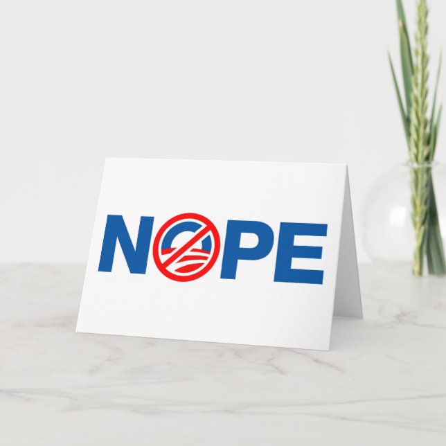 NOPE CARD (Front)