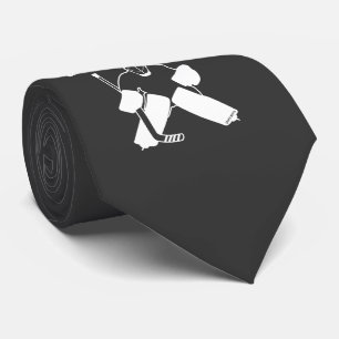 Nope Funny Hockey Goalie Neck Tie