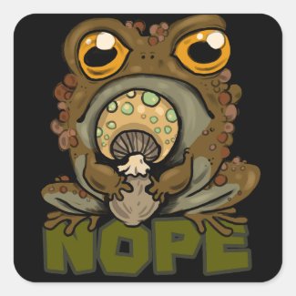 Nope! Grumpy Toad