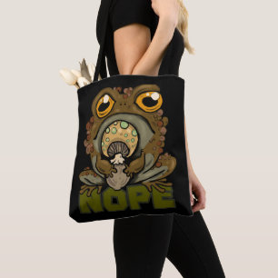 Nope! Grumpy Toad Tote Bag