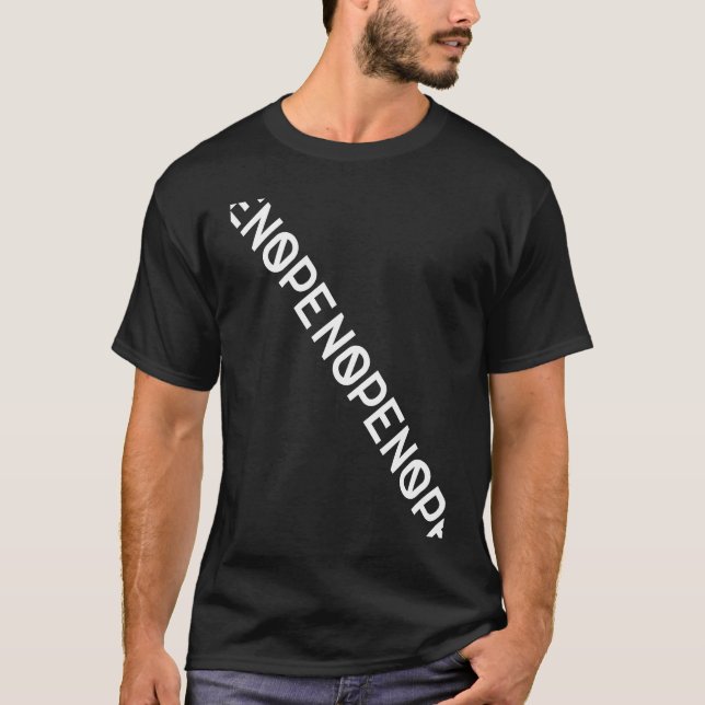 Nope Just No T-Shirt (Front)
