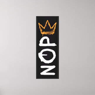 Nope No Kings America Democracy Anti-Trump I Canvas Print