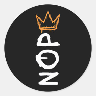 Nope No Kings America Democracy Anti-Trump I Classic Round Sticker