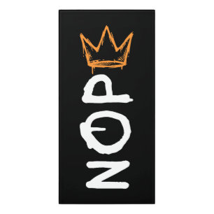 Nope No Kings America Democracy Anti-Trump I Door Sign