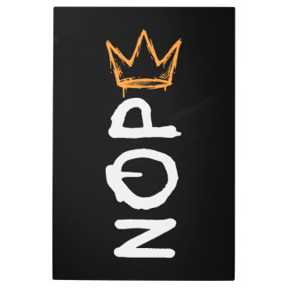 Nope No Kings America Democracy Anti-Trump I Metal Print