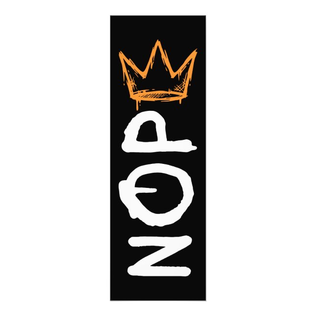 Nope No Kings America Democracy Anti-Trump I Photo Print (Front)