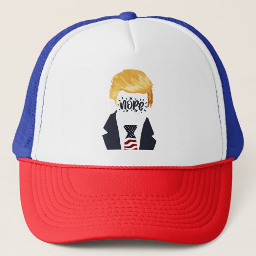 Nope not again funny trump t_shirt trucker hat