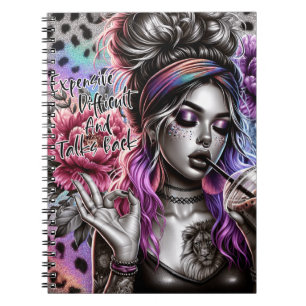 Nope not today sassy woman funny women sister mom notebook