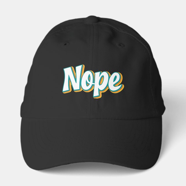 Nope Retro Performance Cap (Front)