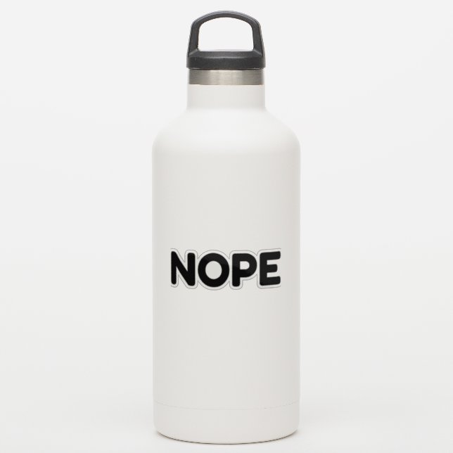 NOPE STICKER (Waterbottle)