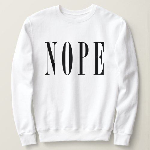 NOPE Sweater
