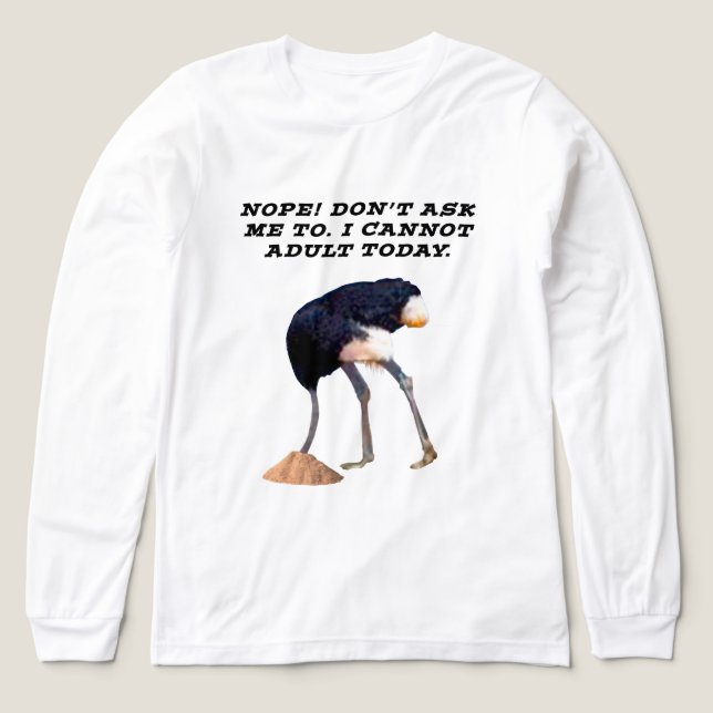 Nope! Tri-Blend Shirt (Design Front)