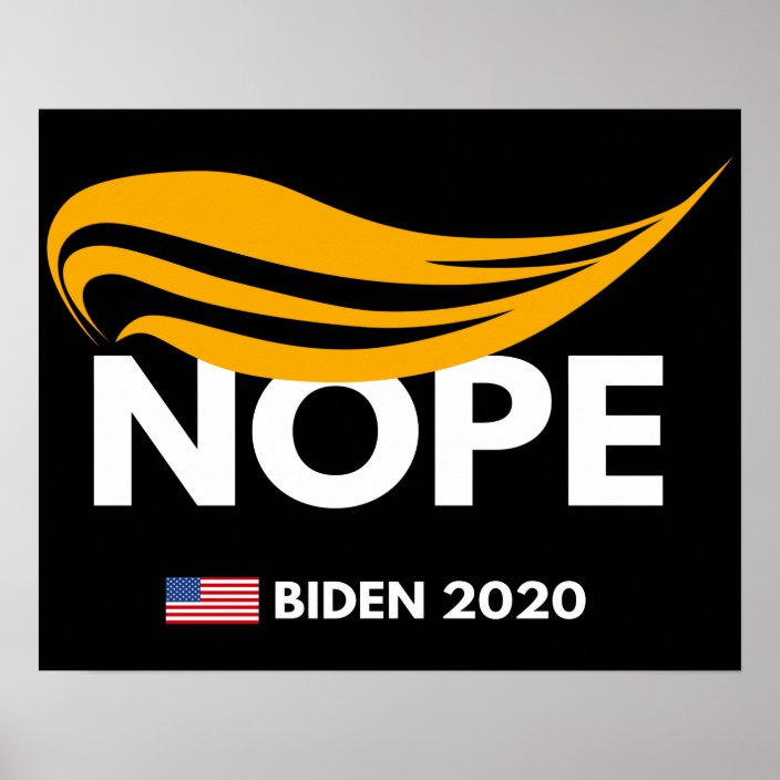 Nope Trump Poster