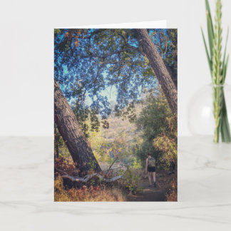 Nor Cal Nature Greeting Card: Hiking Card