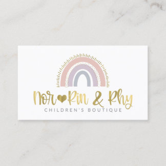 Nor Rin & Rhy Boutique - Not Editable Template Business Card