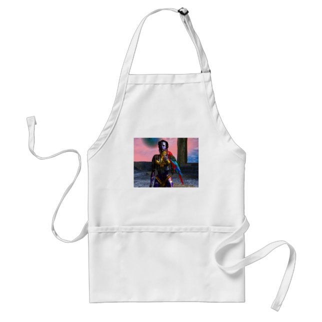 NORA CYBER WARRIOR ADULT APRON (Front)