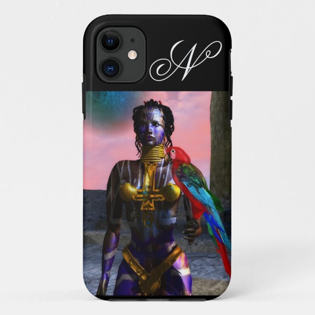 NORA CYBER WARRIOR MONOGRAM Case-Mate iPhone CASE (Back)