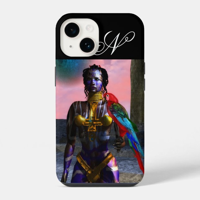 NORA CYBER WARRIOR MONOGRAM IPHONE CASE (Back)