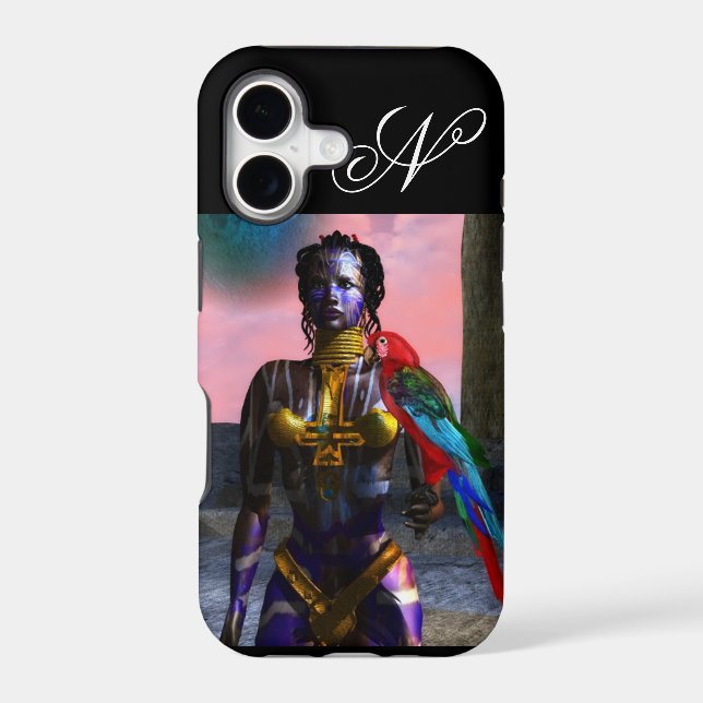 NORA CYBER WARRIOR MONOGRAM IPHONE CASE (Back)