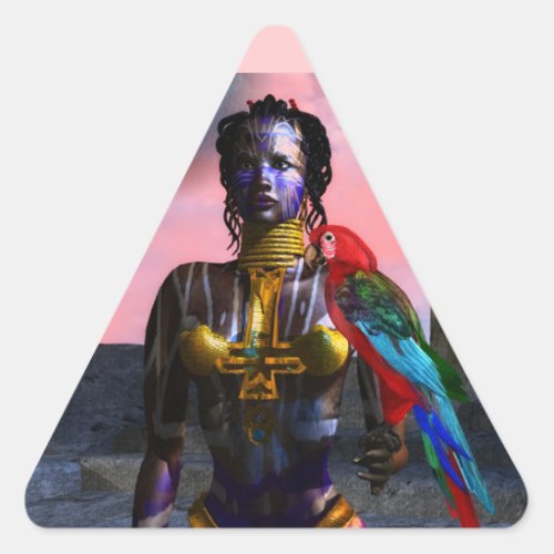 NORA CYBER WARRIOR TRIANGLE TRIANGLE STICKER