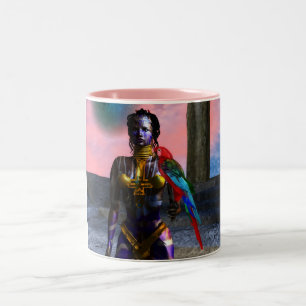 NORA CYBER WARRIOR Two-Tone COFFEE MUG