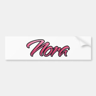 Nora faded pink Aufkleber Sticker