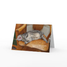 Nora Quote 7"x5" Folded Greeting Card