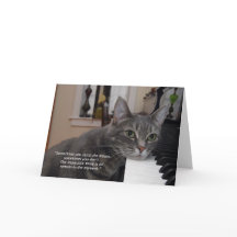 Nora Quote 7"x5" Folded Greeting Card