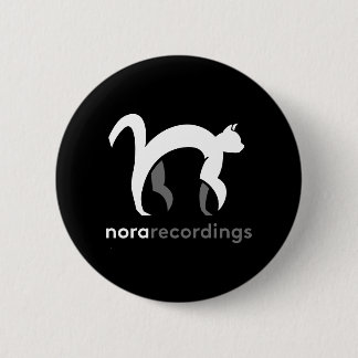 nora recordings logo square white 缶バッジ button